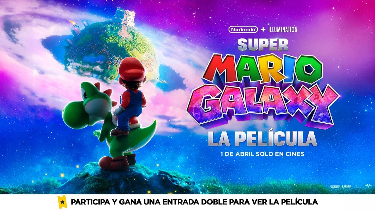 SUPER MARIO GALAXY LLEGA A LOS CINES ESTE 1 DE ABRIL: UNA AVENTURA IDEAL PARA SEMANA SANTA
