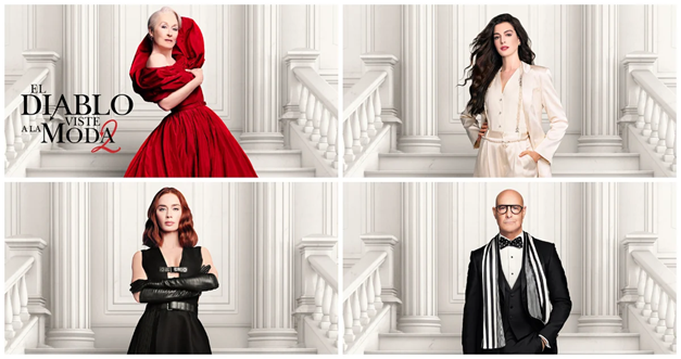 YA ESTÁN DISPONIBLES NUEVOS PÓSTERS Y TRÁILER DE EL DIABLO VISTE A LA MODA 2