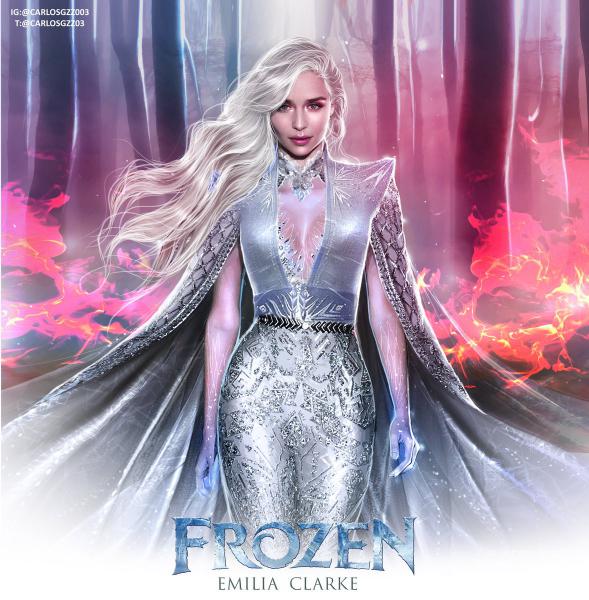 Si hubiese 'Frozen' de acción real, Emilia Clarke sería la Elsa perfecta