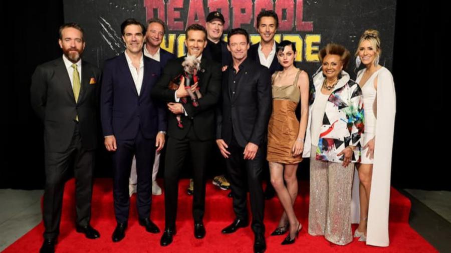 Alfombra roja en estreno mundial Deadpool y Wolverine