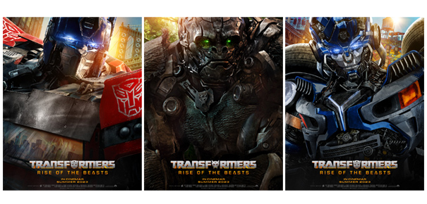 Transformers: Rise of the Beasts revela nuevos carteles de personajes