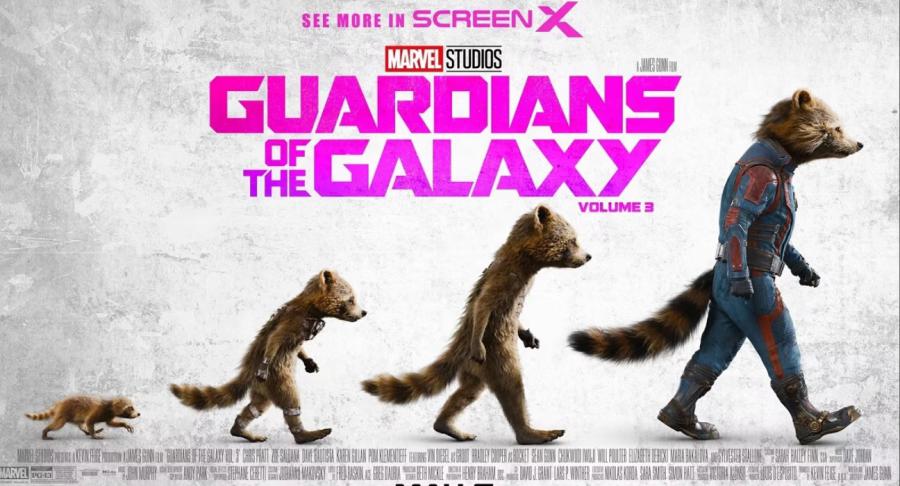 El póster de Guardianes de la Galaxia Vol. 3 se centra en Rocket Raccoon