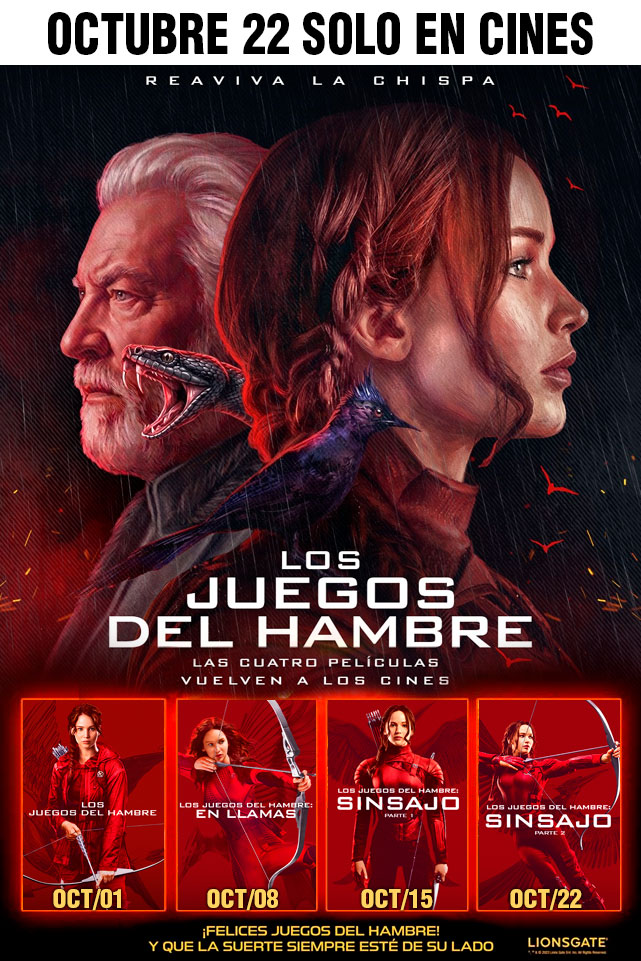 Reestreno Los Juegos del Hambre