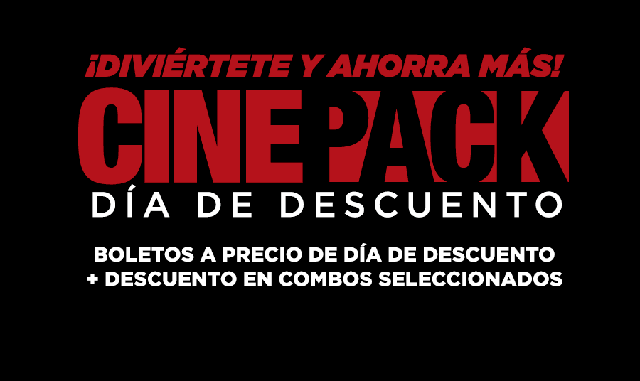 CINE-PACK DÍA DE DESCUENTO